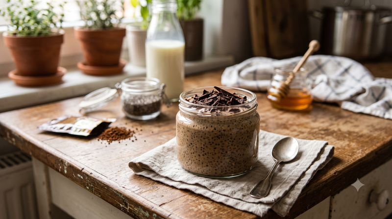 Kahveli Chia Puding