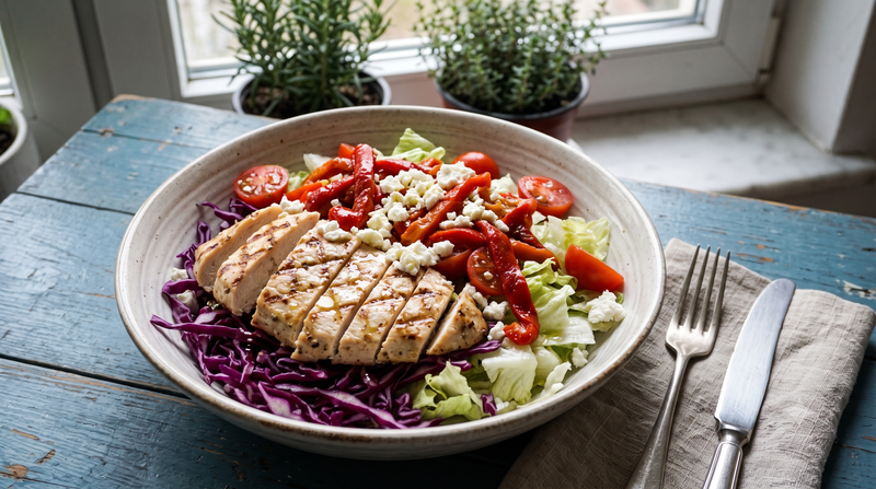 Izgara Tavuklu Salata
